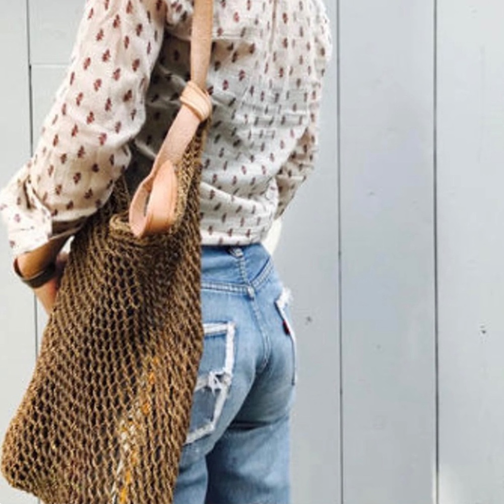 Mexican agave fiber net bag